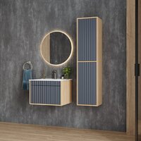 Onika Шкаф-полупенал Дайлер 35 403569 (графит/дуб сонома) Image #5