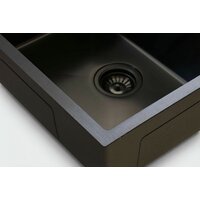Кухонная мойка Blantek LS-5848SNB Snake texture black - Превью изображения №3 — Интернет-магазин Your Sale