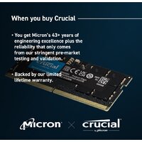 Оперативная память Crucial 2x32ГБ DDR5 SODIMM 4800 МГц CT2K32G48C40S5 - Превью изображения №3 — Интернет-магазин Your Sale