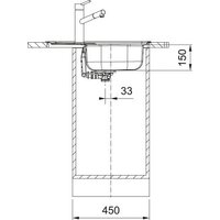Кухонная мойка Franke Spark SKN 611-62/44 101.0712.227 (нержавеющая сталь) - Превью изображения №4 — Интернет-магазин Your Sale