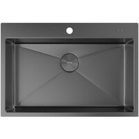Кухонная мойка ZorG Zerox 75 IF Steel - Превью изображения №3 — Интернет-магазин Your Sale