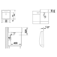 Blanco Panor 60 (c одним отверстием для смесителя) Image #8