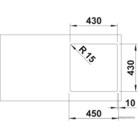 Blanco Supra 400-IF R12 526350 (полированная) Image #4