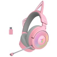 Наушники Razer Kraken Kitty V3 Pro (розовый) - Превью изображения №2 — Интернет-магазин Your Sale