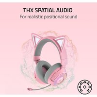 Наушники Razer Kraken Kitty V3 Pro (розовый) - Превью изображения №9 — Интернет-магазин Your Sale