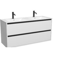 ЗОВ Тумба под умывальник Парма 120 P120LWP0MWMC1B (белый матовый)