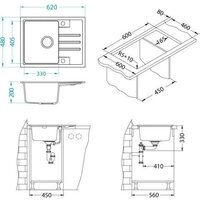 Кухонная мойка Alveus Intermezzo 30 1303011 - Превью изображения №3 — Интернет-магазин Your Sale