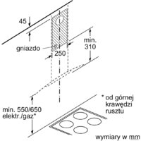 Кухонная вытяжка Bosch Serie 4 DWA66DM50 - Превью изображения №8 — Интернет-магазин Your Sale