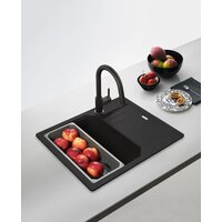 Кухонная мойка Franke Urban UBG 611-62 114.0697.753 (черный матовый) - Превью изображения №2 — Интернет-магазин Your Sale