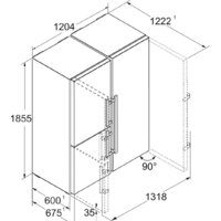 Комбинация side by side Liebherr XRCsd 5255 Prime BioFresh NoFrost - Превью изображения №6 — Интернет-магазин Your Sale