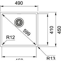 Franke Box BXX 210/110-45 127.0453.655 Image #2
