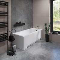 Lauter Bianca 140 21207140 (с каркасом и сифоном 21Y11021 матовый черный) Image #12