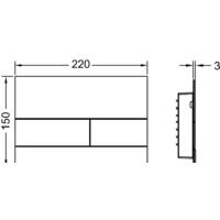 Tece Square II 9240830 (нержавеющая сталь) Image #2