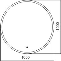  Silver Mirrors Зеркало Monaco Gold D100 LED-00002767 - Превью изображения №2 — Интернет-магазин Your Sale