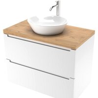 ЗОВ Тумба под умывальник Дион 60 D60LWP0M9003MKV5-HPL38T (туя/белый матовый)