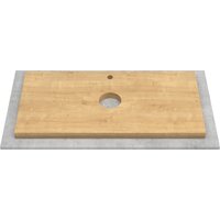 ЗОВ Тумба под умывальник Дион 60 D60LWP0M9003MKV5-HPL38T (туя/белый матовый) Image #3