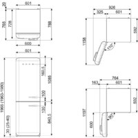 Холодильник Smeg FAB32LPB6 - Превью изображения №10 — Интернет-магазин Your Sale