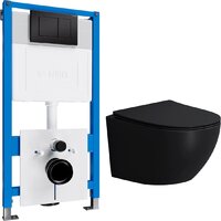 Lauter Sulzdorf с микролифтом и кнопкой смыва 219704J (черный)