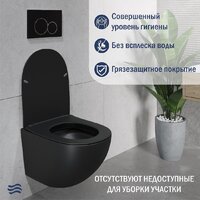 Lauter Sulzdorf с микролифтом и кнопкой смыва 219704J (черный) Image #8