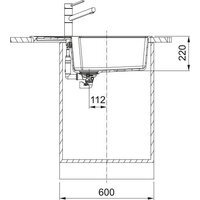 Кухонная мойка Franke Urban UBG 611-78 XL 114.0741.209 (оникс) - Превью изображения №4 — Интернет-магазин Your Sale
