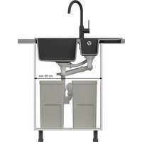 Кухонная мойка Quadron HB8224U7-BS_P2O - Превью изображения №5 — Интернет-магазин Your Sale