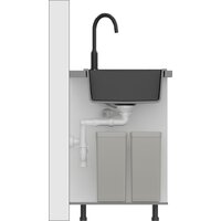 Кухонная мойка Quadron HB8224U7-BS_P2O - Превью изображения №4 — Интернет-магазин Your Sale