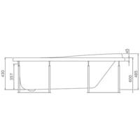 AM.PM W80A-150-070W-A 150x70 (с каркасом и экраном) Image #3