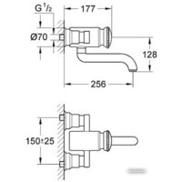 Смеситель Grohe Contromix Public 36113000 - Превью изображения №2 — Интернет-магазин Your Sale