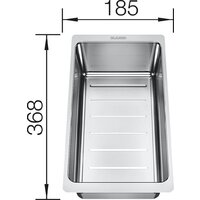 Blanco Axia III XL 6 S-F 527237 (разделочная доска из стекла, вулканический серый) Image #3