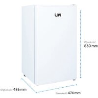 Морозильник LIN LI-BD-80 WH - Превью изображения №5 — Интернет-магазин Your Sale