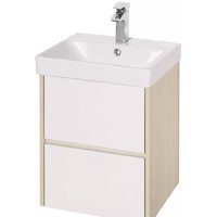 Акватон Тумба с умывальником Сканди 45 1A2516K0SDB20 (белый/дуб верона)