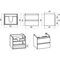 Misty Тумба под умывальник Victory 60 VIC-09060-0102Я+11060-KL Image #8