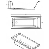 Cersanit Lorena 170x70 (с ножками) Image #3