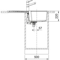 Кухонная мойка Franke Urban UBG 611-78 XL 114.0741.210 (оникс) - Превью изображения №3 — Интернет-магазин Your Sale