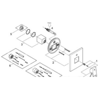 Смеситель без скрытого механизма Grohe Eurocube 19896000 - Превью изображения №2 — Интернет-магазин Your Sale