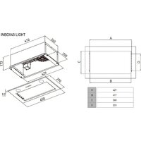 Кухонная вытяжка Meferi INBOX45BK Light - Превью изображения №13 — Интернет-магазин Your Sale