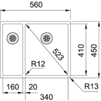 Franke Box BXX 260/160-34-16 127.0369.916 Image #2