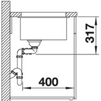 Blanco Subline 430/270-U (темная скала) 523152 Image #3