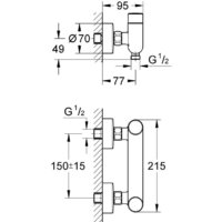Grohe Eurosmart Cosmopolitan T [36320000] Image #2