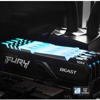 Оперативная память Kingston FURY Beast RGB 8ГБ DDR4 3200 МГц KF432C16BB2A/8 - Превью изображения №9 — Интернет-магазин Your Sale