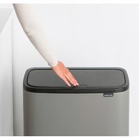 Brabantia Bo Touch Bin 11+23 л (минерально-серый) Image #9