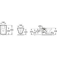 Roca Dama Senso 346517000+ZRU9000040 с крышкой Image #2
