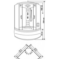 Водный мир ВМ-8850 130x130 (тонированное стекло) Image #2
