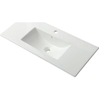 ЗОВ Тумба с умывальником Кито-2 100 (белый матовый) Image #3