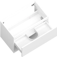 ЗОВ Тумба с умывальником Кито-2 100 (белый матовый) Image #2