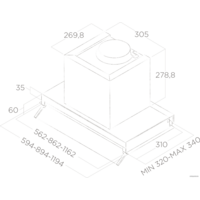 Кухонная вытяжка Elica Box In Plus IXGL/A/60 PRF0097795A - Превью изображения №3 — Интернет-магазин Your Sale