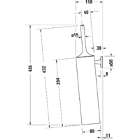 Duravit Starck T 0099464600 (черный) Image #2