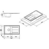 Кухонная мойка Smeg LZ861P - Превью изображения №2 — Интернет-магазин Your Sale