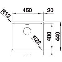 Blanco Andano 450-IF (без клапана-автомата) Image #4