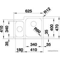 Blanco Supra 340/180-IF 523366 Image #2